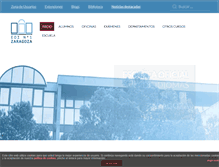 Tablet Screenshot of eoi1zaragoza.org